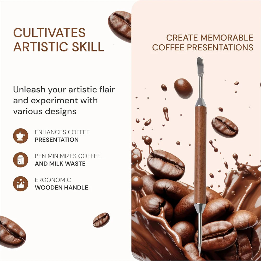 Stainless Steel Latte Art Pen