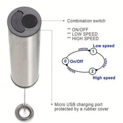 Rechargeable Milk Frother