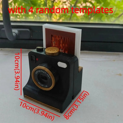 3D Latte Art Camera – Retro Style